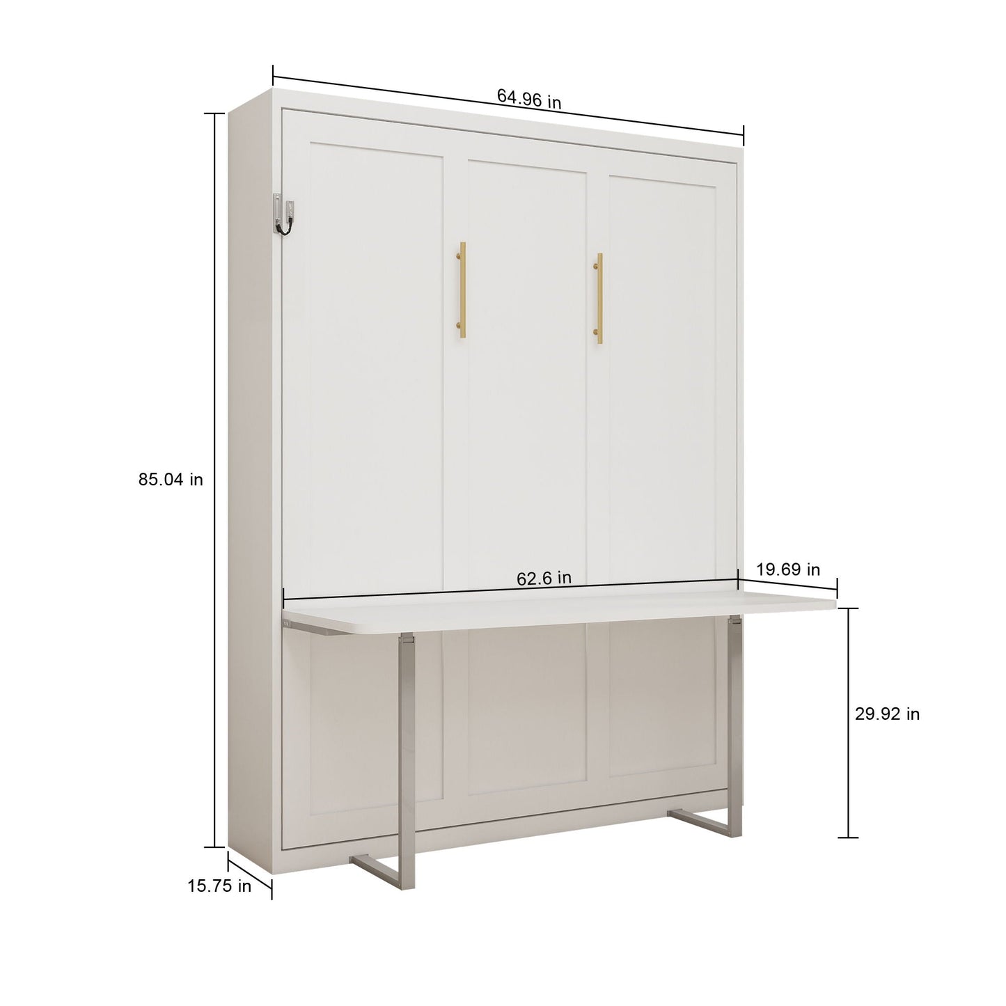 Folding Vertical Murphy Wall Bed