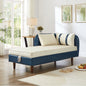 65" Storage Chaise Lounge Sofa