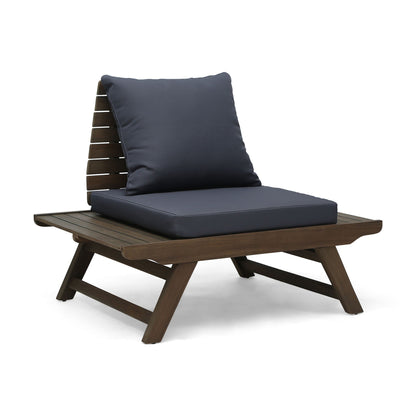 Sedona Outdoor Club Chair With Slatted Design