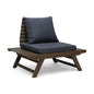 Sedona Outdoor Club Chair With Slatted Design