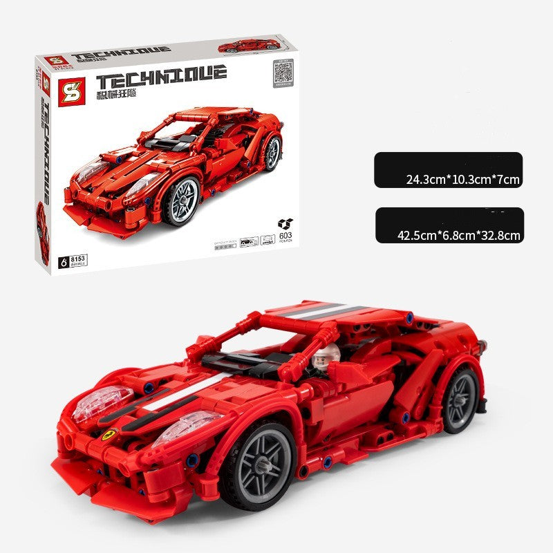 High Difficulty Racing Roadster Compatible With  Power Mechanical Building Blocks