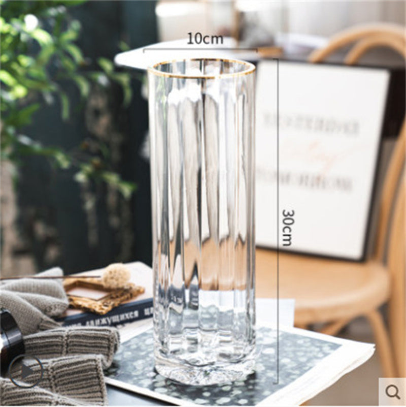 Creative Minimalist Transparent Glass Vase Ornaments