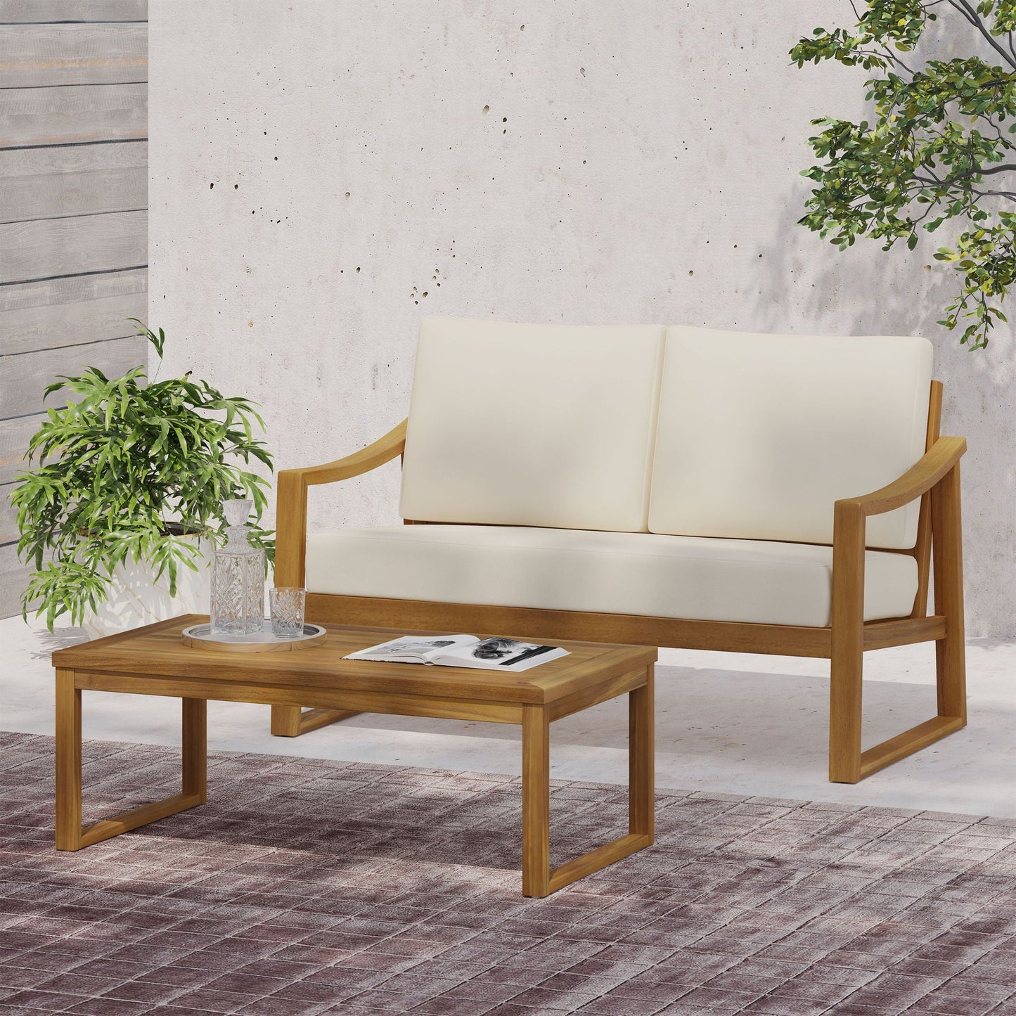 Samwell Coffee Table & Loveseat Set