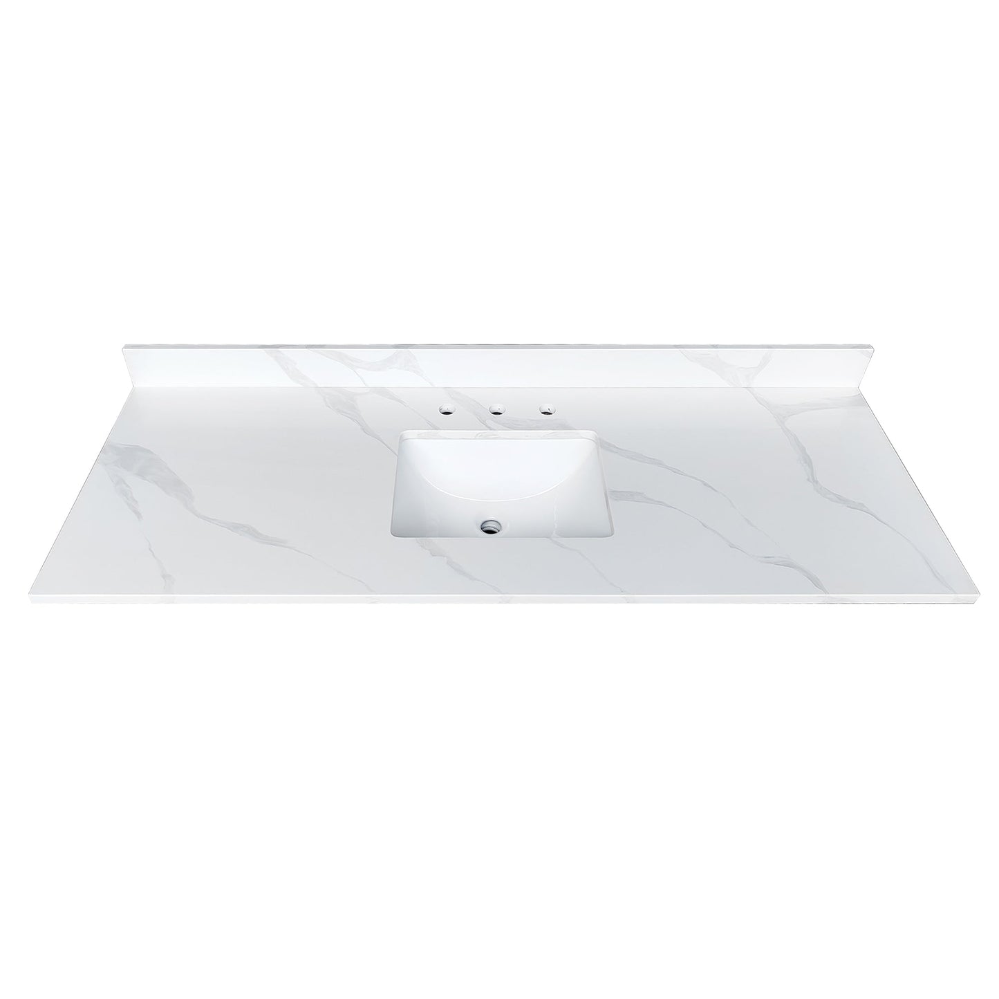 61-Inch Quartz Bathroom Vanity Top