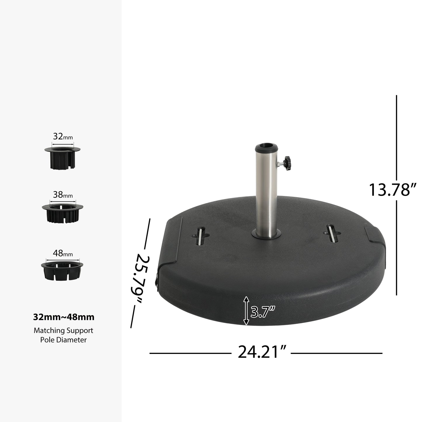 Mota Outdoor 133-Pound Umbrella Base
