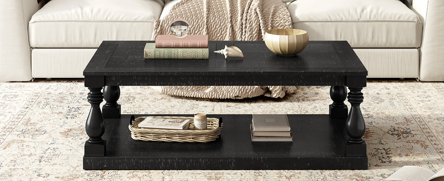 U_STYLE Vintage Coffee Table