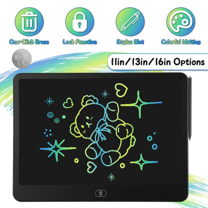 LCD Writing Tablet for Kids with Stylus & Lock Function