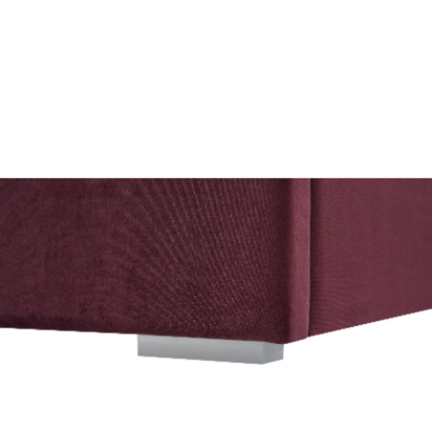 Comfortable Upholstered Bed With Vertical Channel Tufted Wingback Headboard