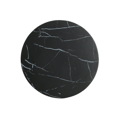 Outdoor Lightweight Concrete Marble Effect Side Table