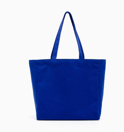 Fashionable Eco-friendly Colorful All-cotton Tote Canvas Bag