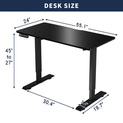 Polaris Electric Standing Desk - 55"×24"