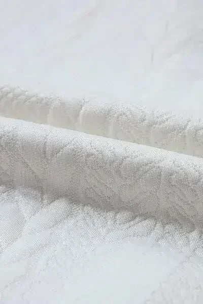 Textured Quarter Zip Long Sleeve Sweatshirt