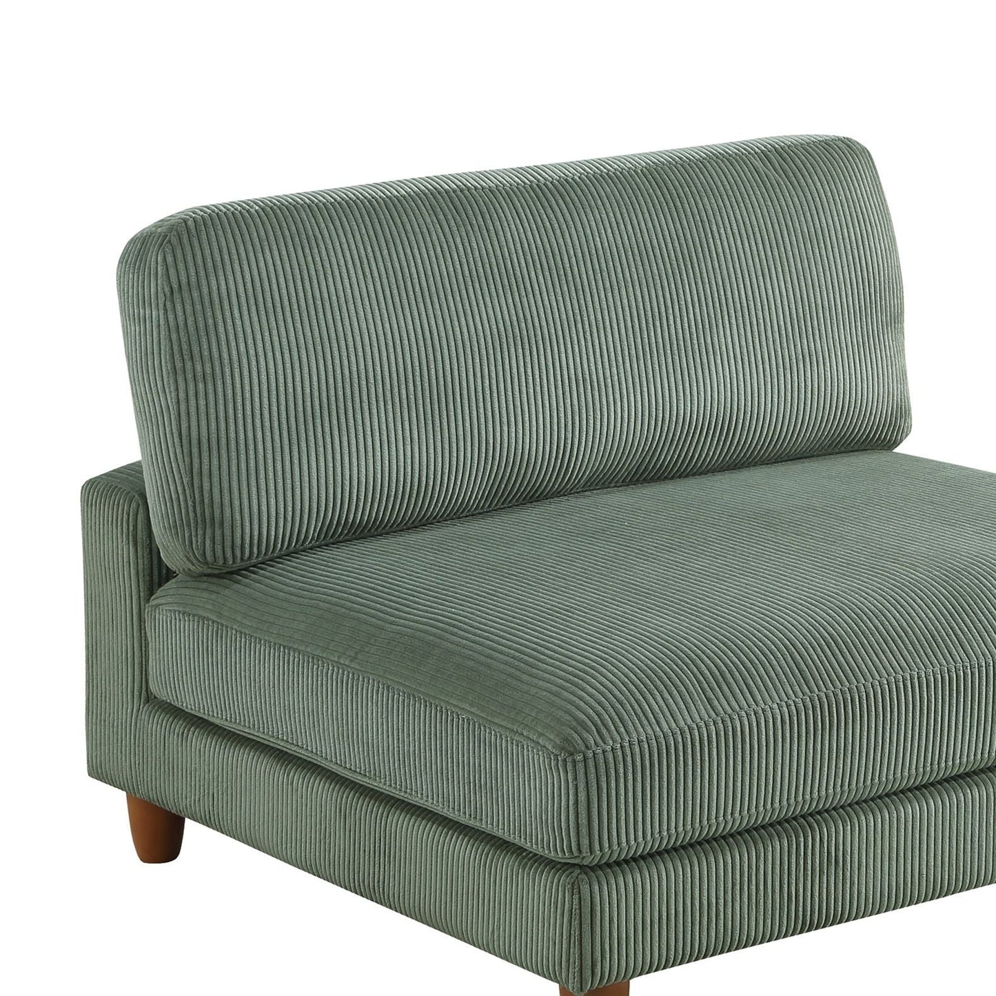 Armless Chair For Living Room - Sage