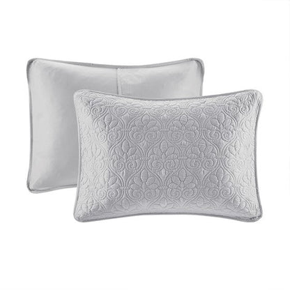 Reversible Quilt Set Grey King/Cal King
