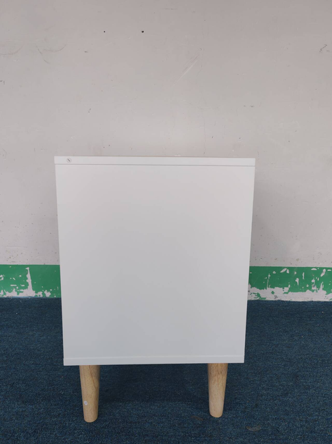 23.22"H Wooden Nightstand with One Drawer and Shelf