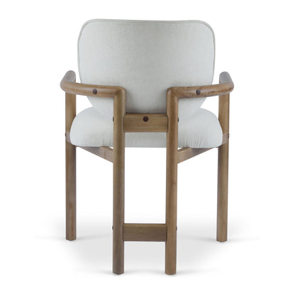 Upholstered Arm Dining Chairs (Set of 2)