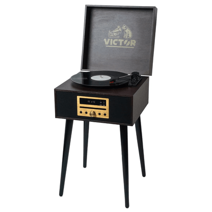 Victor Newbury 8-in-1 Music Center Espresso -  Refurbished