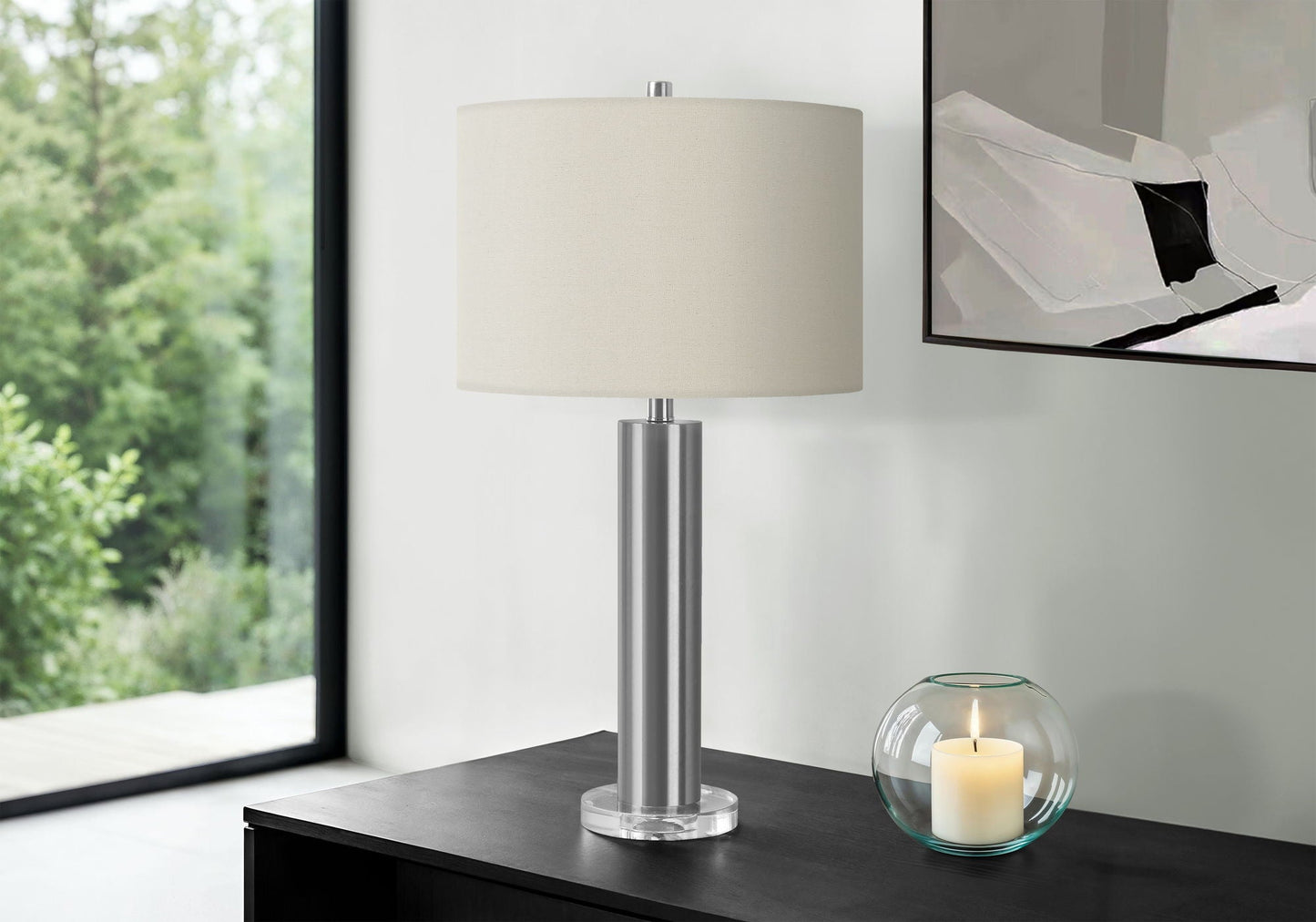 Contemporary Table Lamp with Adjustable Lighting