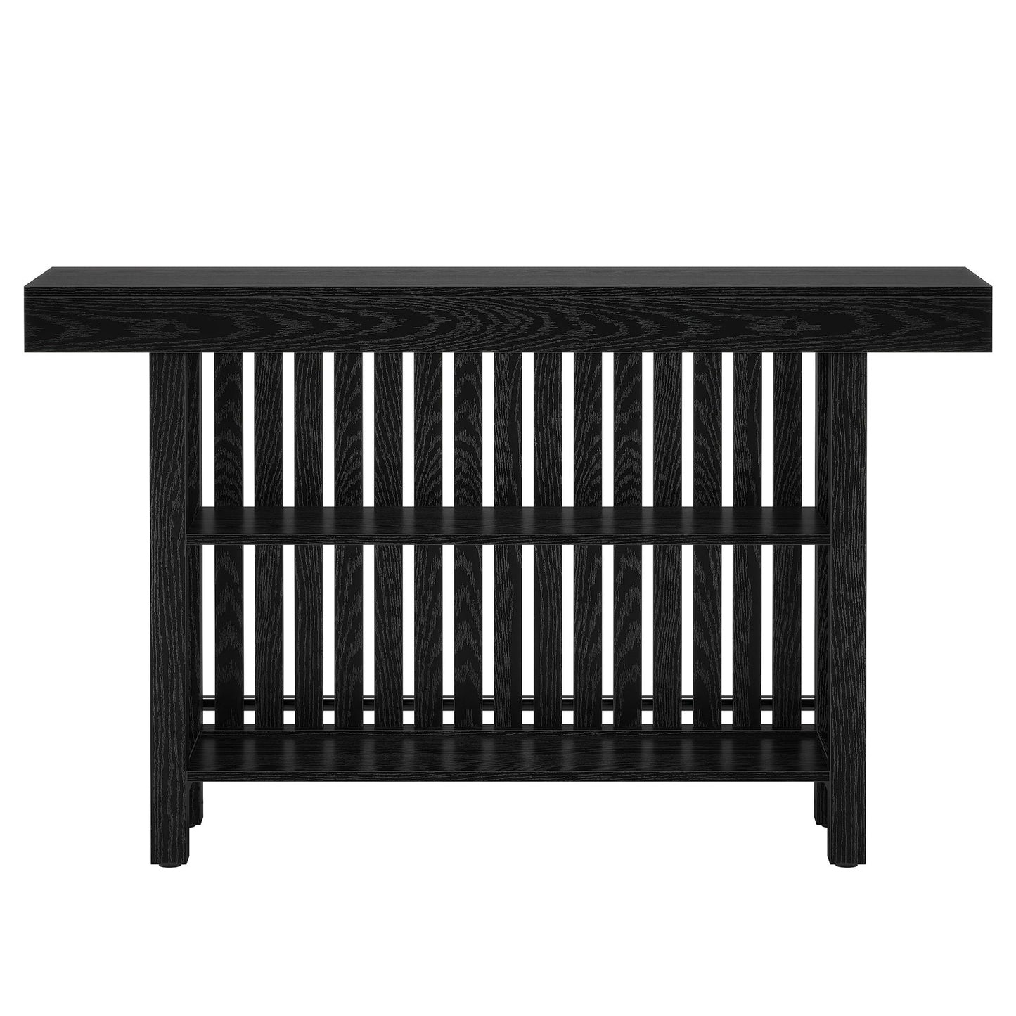 2 Tier Mini Bar Table For Kitchen - Black