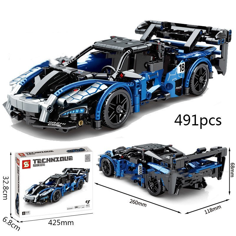 High Difficulty Racing Roadster Compatible With  Power Mechanical Building Blocks