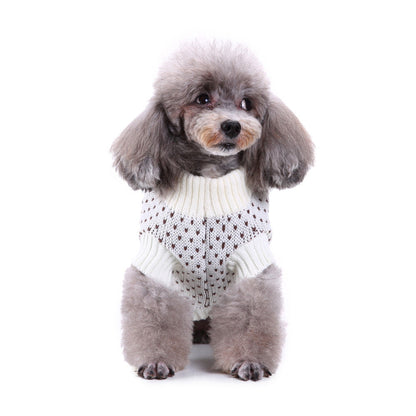 Christmas Snowflake dog sweater