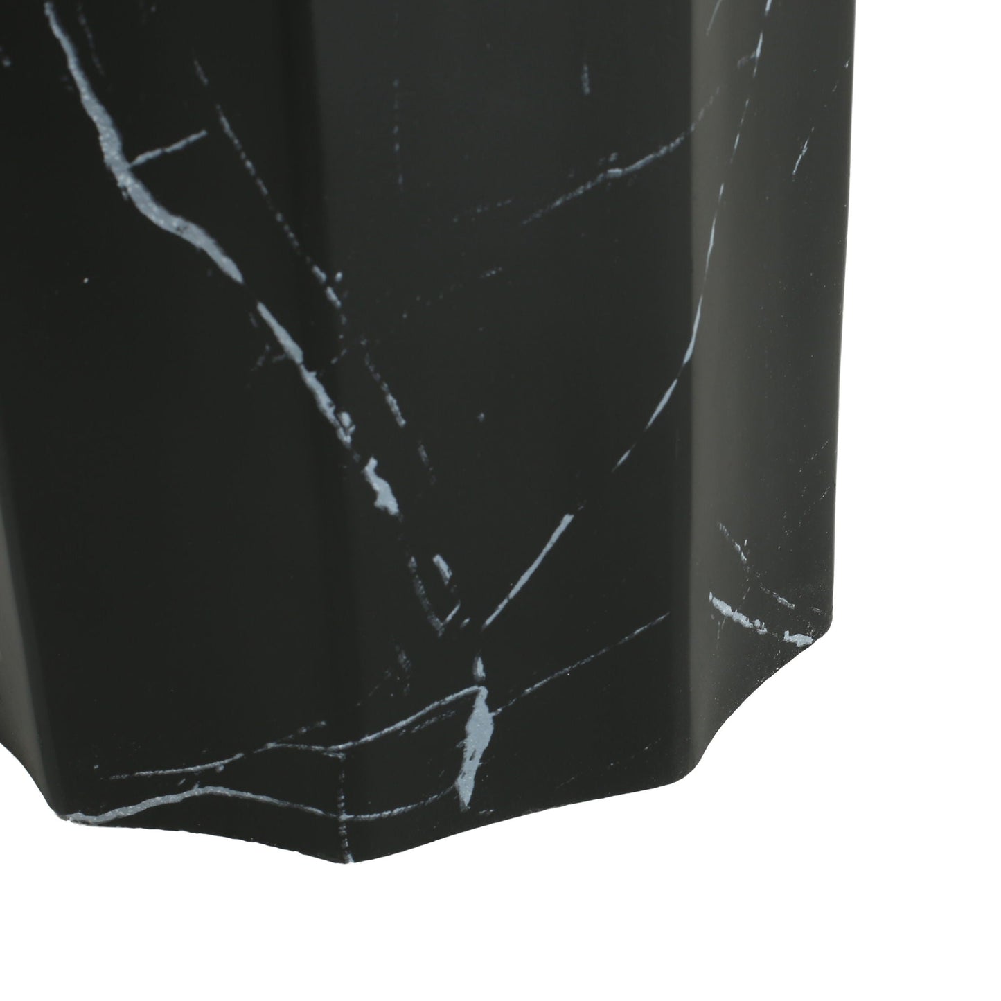 Outdoor Lightweight Concrete Marble Effect Side Table