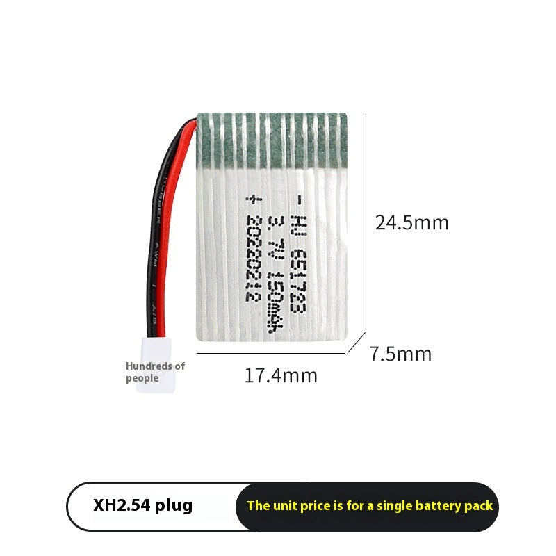 H36 UAV 651723 Model Airplane Battery