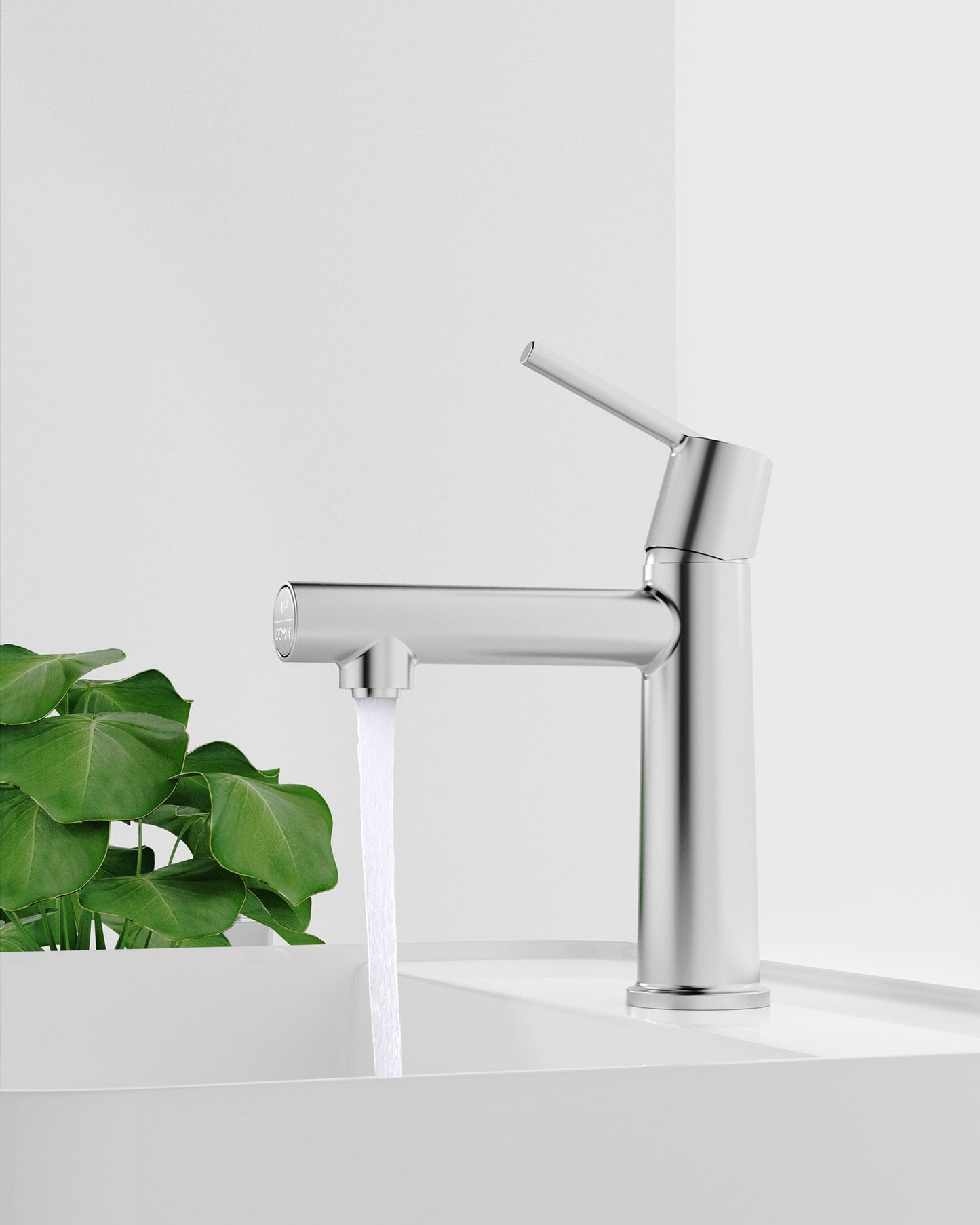 Chrome Single Handle Bathroom Faucet for 1 or 3 Holes