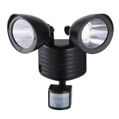 Solar Lights 22LEDs Outdoor Security Lights Motion Sensor IP44 Water-Resistant 360¡ Rotatable Dual Heads Solar Wall Light for Entryways Stairs Yard Ga