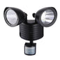 Solar Lights 22LEDs Outdoor Security Lights Motion Sensor IP44 Water-Resistant 360¡ Rotatable Dual Heads Solar Wall Light for Entryways Stairs Yard Ga