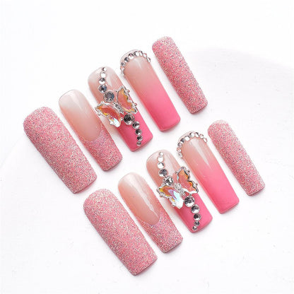 1067 Handmade Nail Wear Nail Art Reusable Press on Nails False Nails