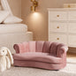 Halle 35.5" Rolled-Arm Dog Bed with Channel-Tufted Back