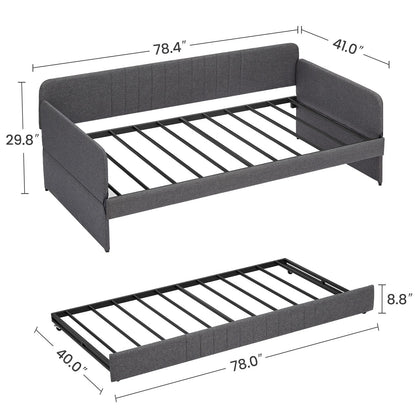 Daybed, Sofa Bed with Trundle Twin Size