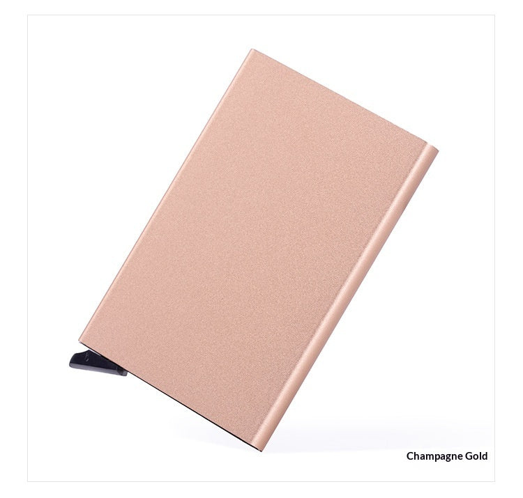 Mens Automatic Pop-Up ID Holder