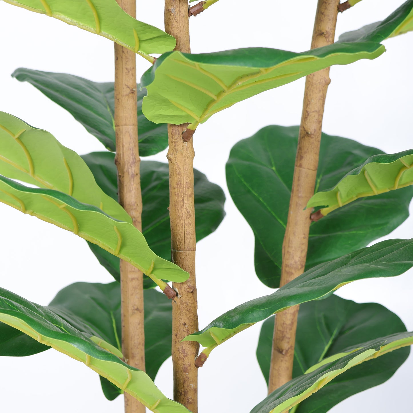 5.2FT Artificial Fiddle Leaf Fig Tree With Decorative Pot