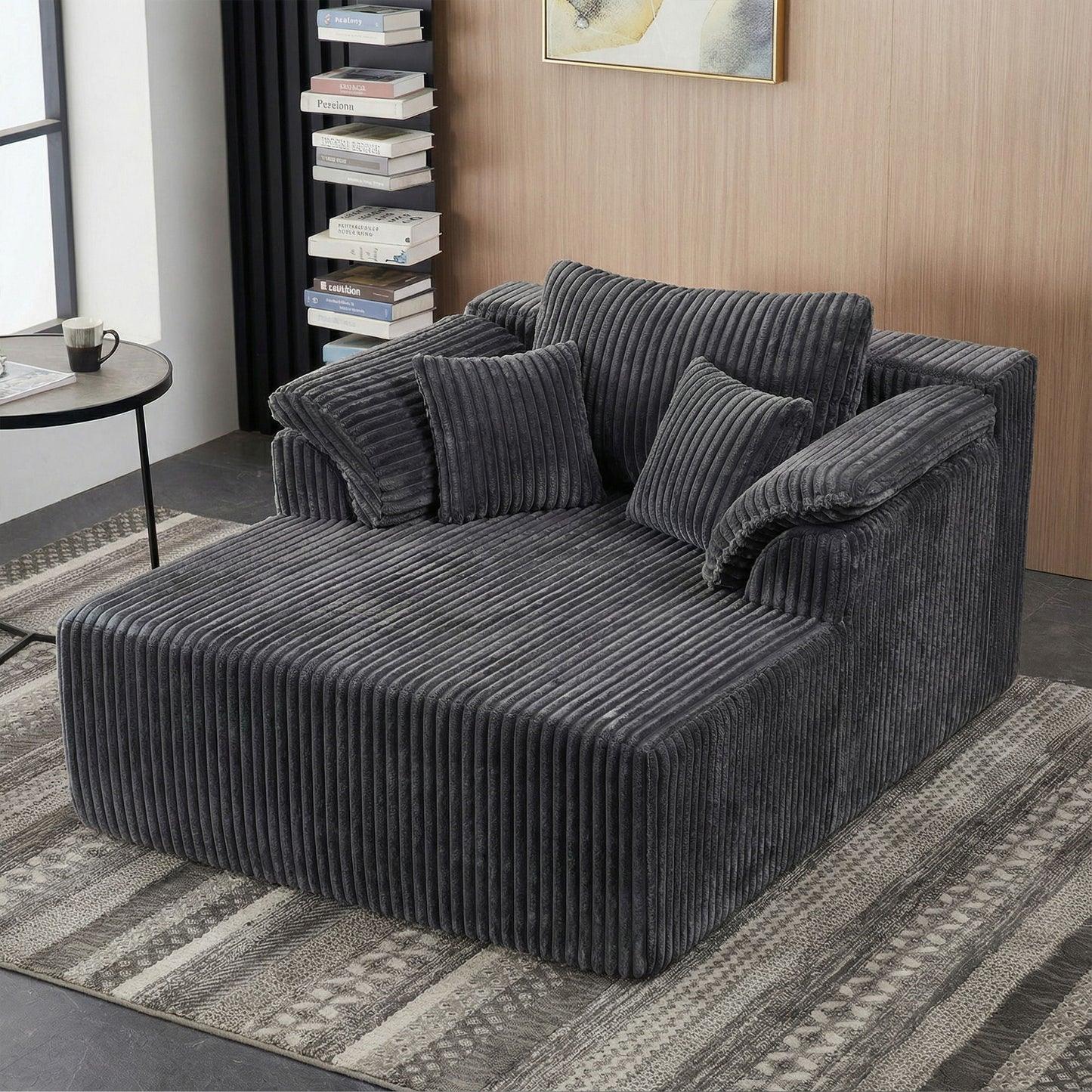 Chaise Lounge Chair, Deep Seat Sleeper Couch For Living Room