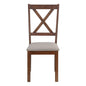 Dining Chair Side, Upholstered For Dining Room, Transitional (Set of 2)