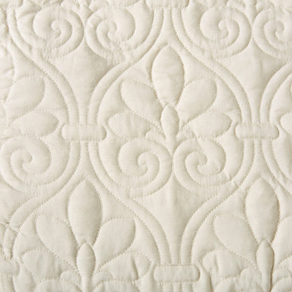 3 Piece Split Corner Pleated Quilted Bedspread