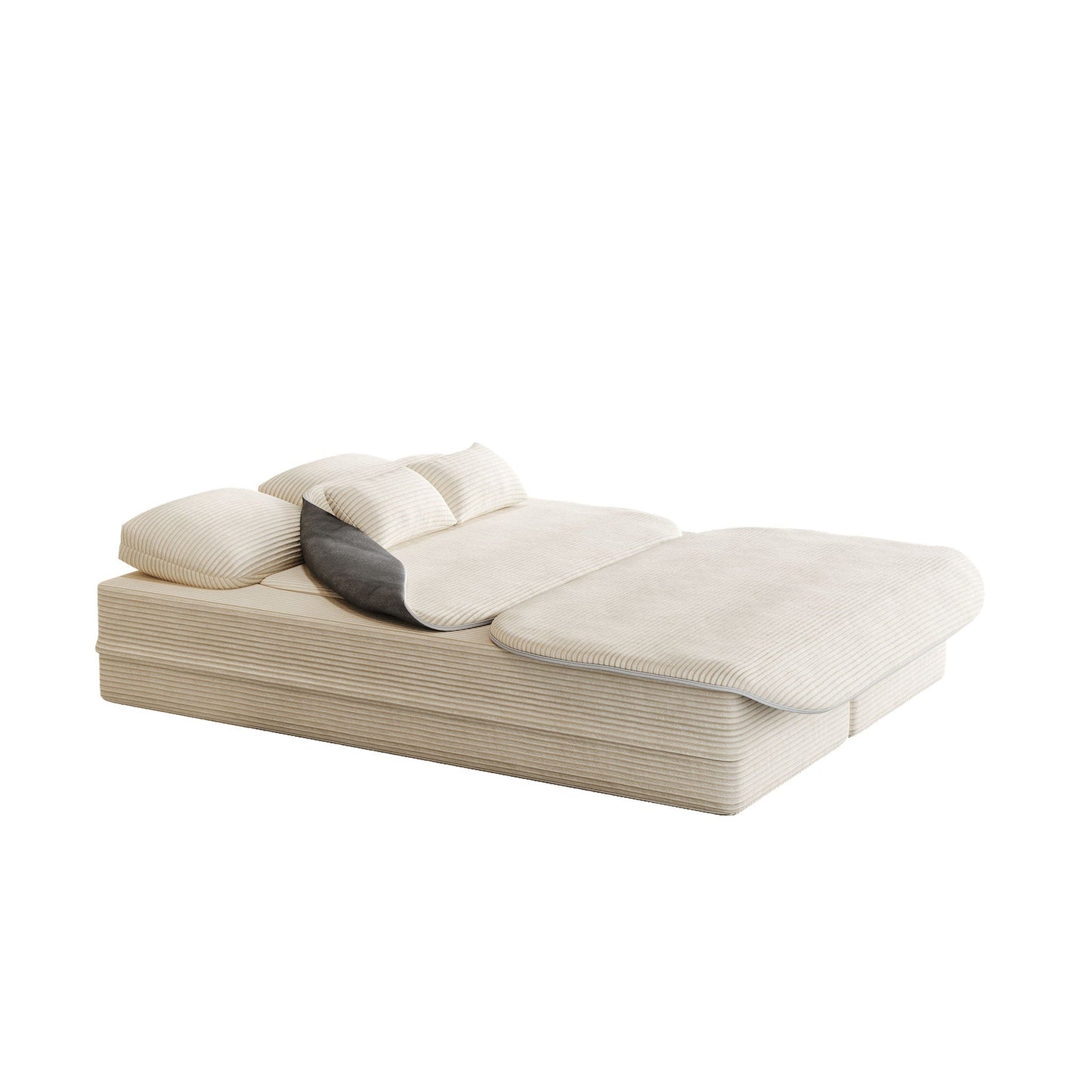 2 In 1 Foldable Sofa Bed With Multi Functional Blanket