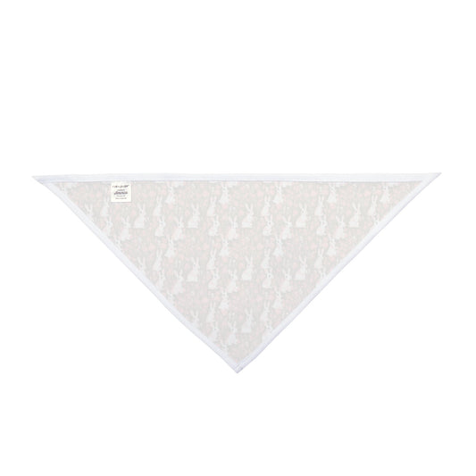 Blushing Meadow Bunny Parade Pattern - Pet Bandana Pet Zen