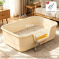 Semi-Enclosed Anti-Splash Cat Litter Box