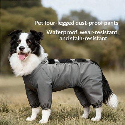 Split-style Anti-dirt Pet Raincoat Set