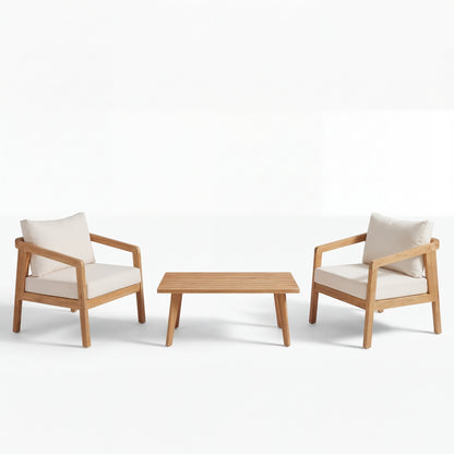 Outdoor Patio Chair Set (Set of 3)