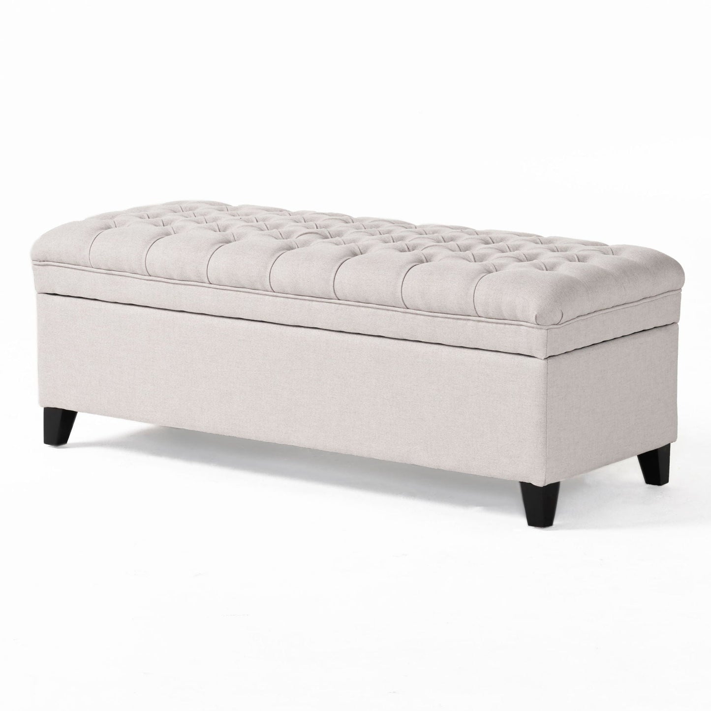 Juliana Storage Ottoman With Birch Legs
