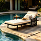 Black Mix Chaise Lounge Set