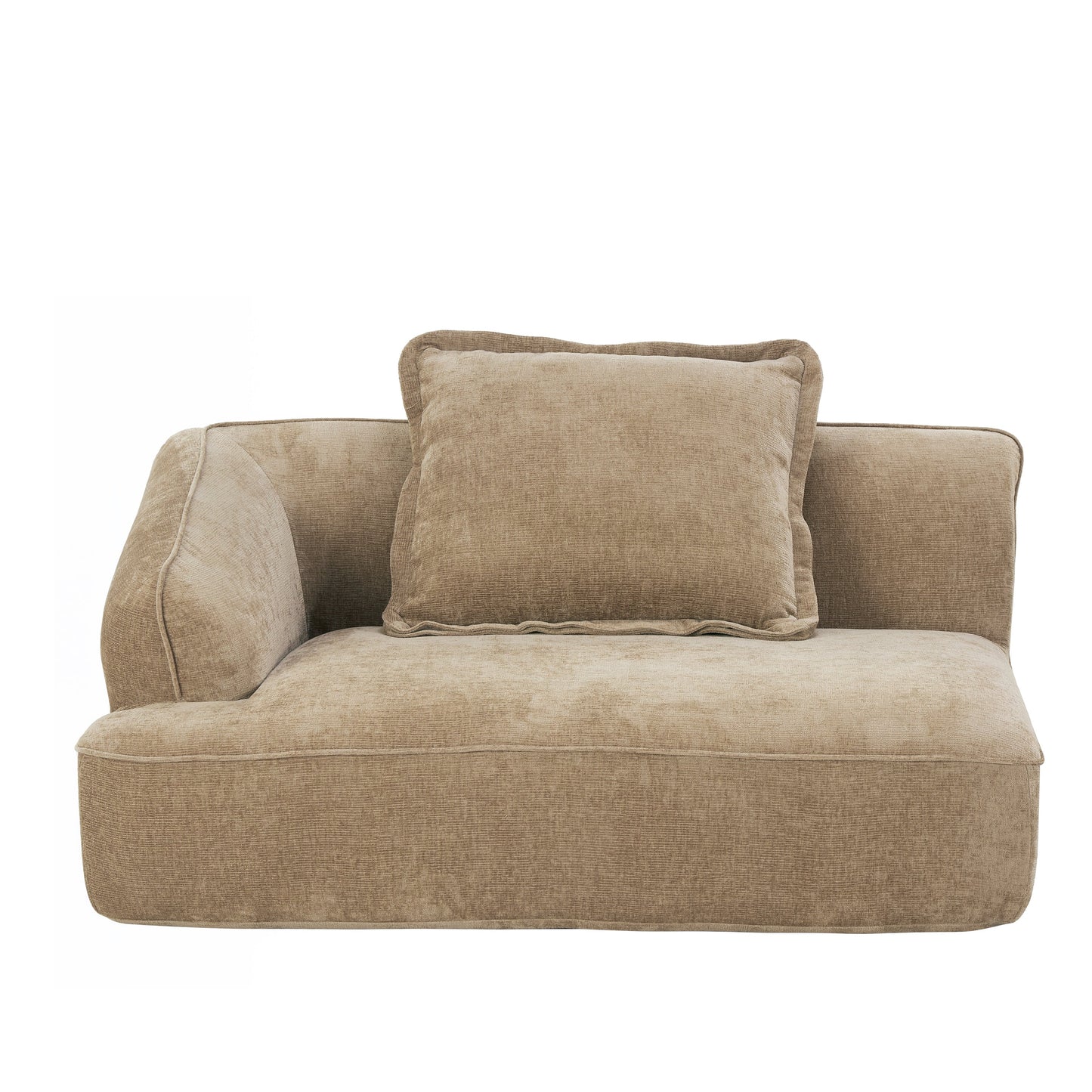 122" Modern L-Shaped Sectional Sofa with Chaise Lounge