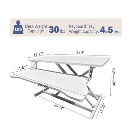 32 Inch Desk Converter