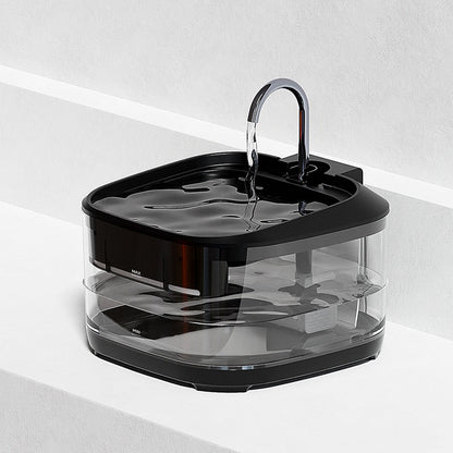 Large Capacity Fully Transparent Automatic Circulating Filtered Pet Water Fountain