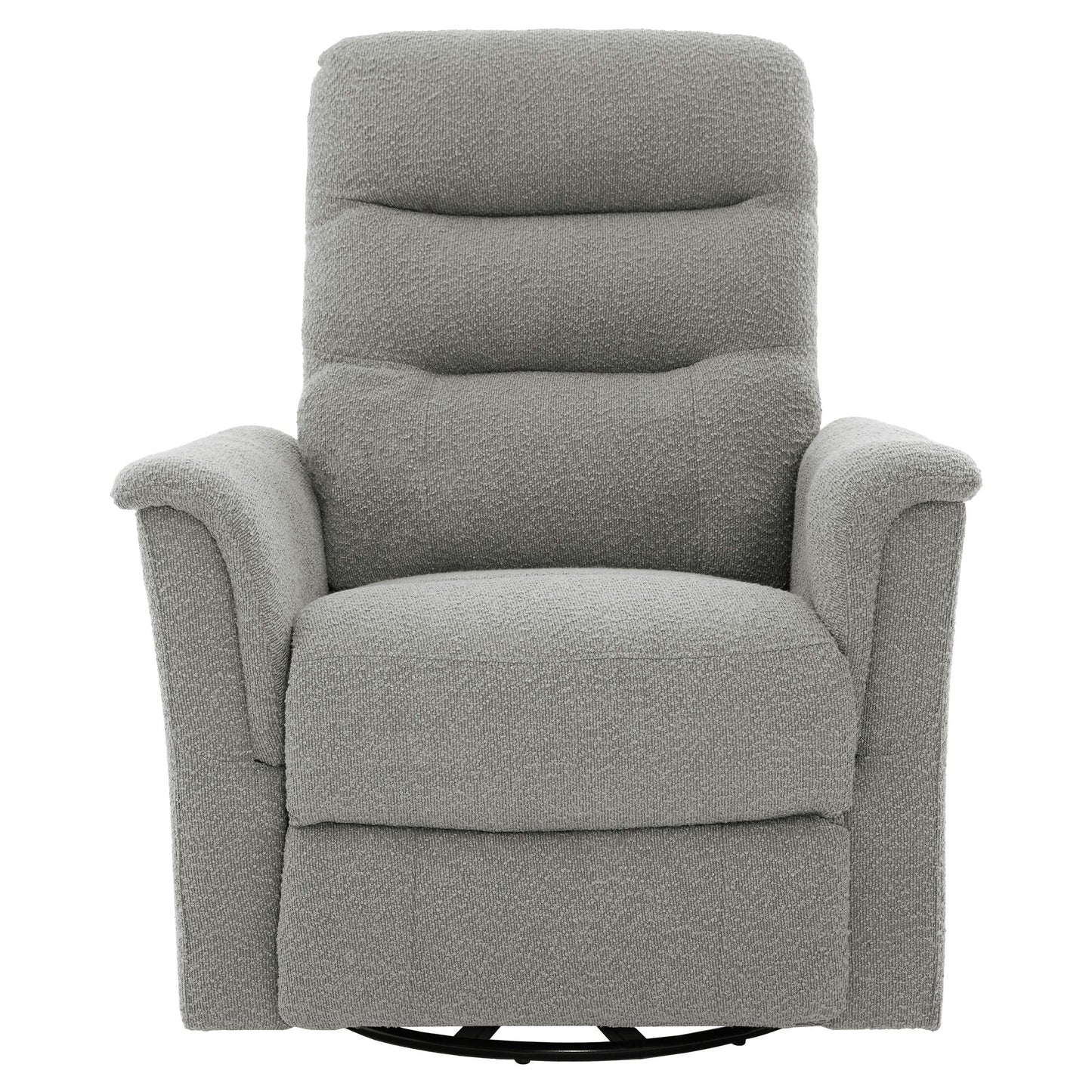 Manual Recliner Chair With 8-Point Massage and Swivel Function