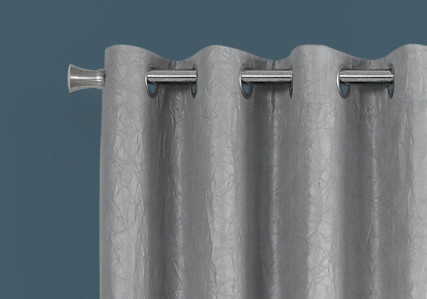 2 Pieces Set Room Darkening Curtain Panels with Grommet